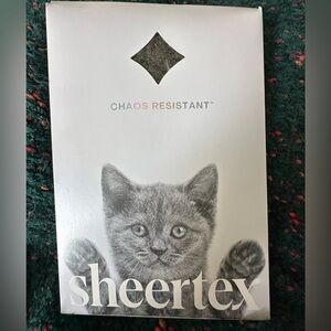 ‼️RARE‼️🎸Sheertex🎸🔥NWT🔥Sparkle Classic Super Sheer Tights—S